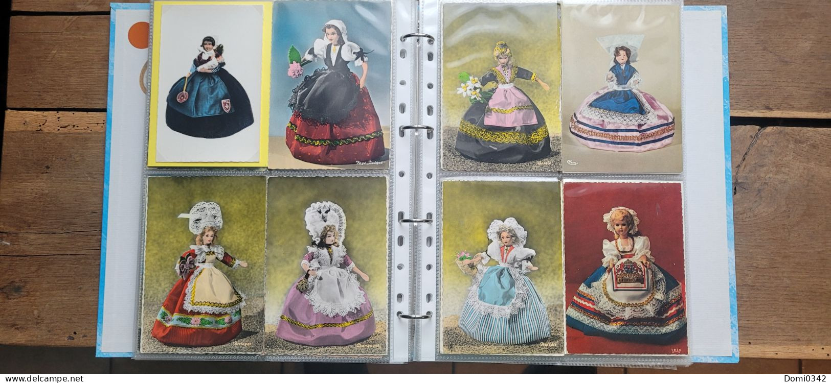 Lot de 145 cartes postales SM thème : poupée