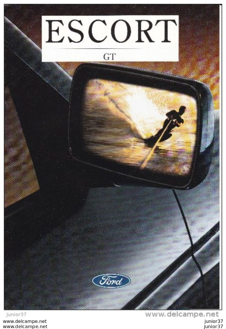 Dépliant Ford Escort GT 3 Pages 1994 Format A4 France - Publicités