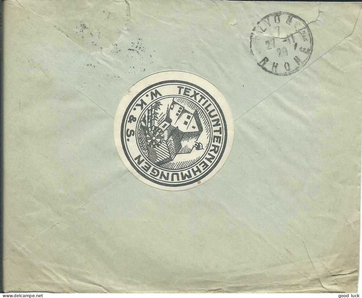 AUTRICHE LETTRE RECOMMANDEE 1D VIENNE POUR LYON ( RHONE ) DE 1929 LETTRE COVER - Lettres & Documents