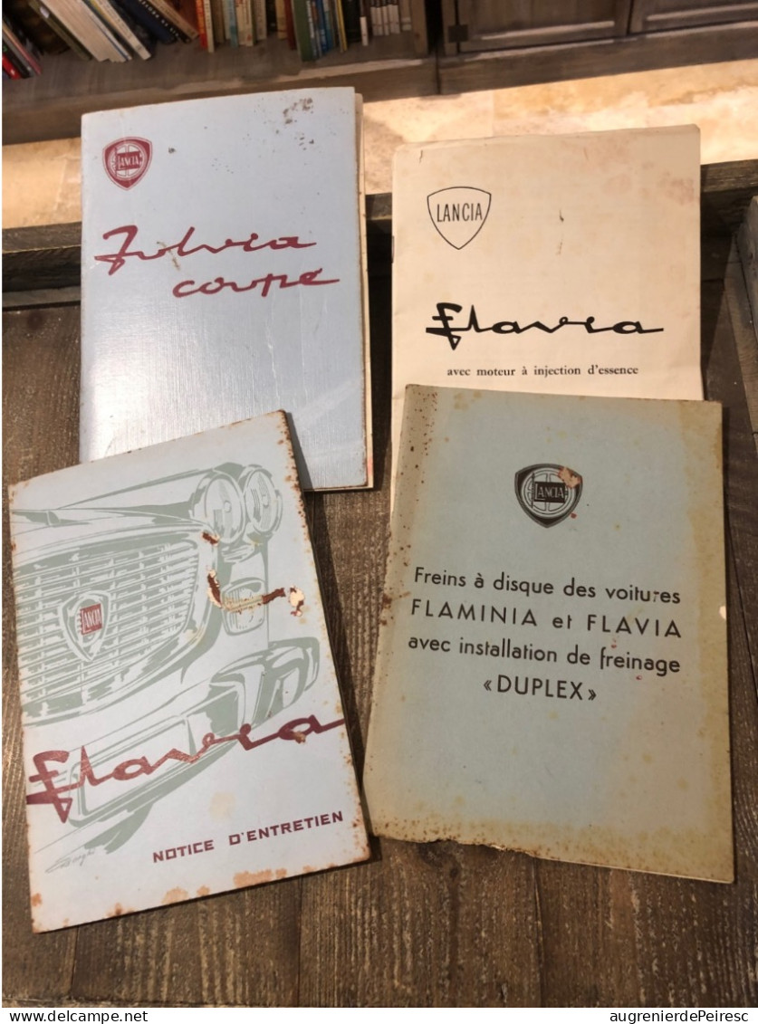 Livrets Sur La Flavia Années 60 Lancia - Voitures