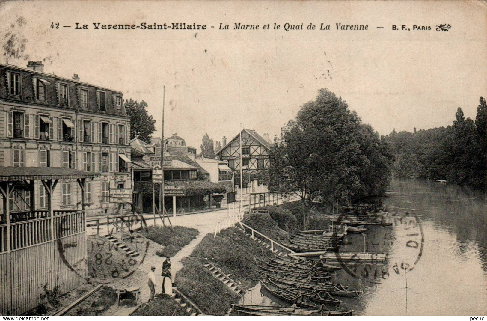 N°2920 W -cpa La Varenne St Hilaire -la Marne- - Autres & Non Classés