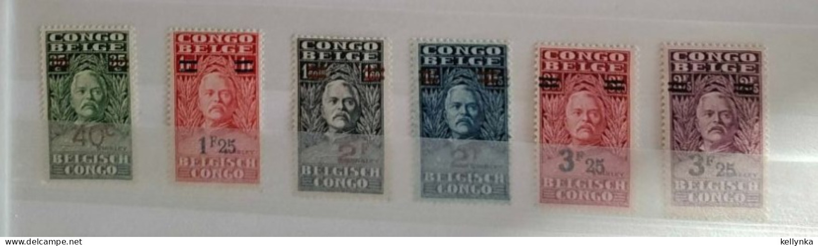 Congo Belge - 162/167 - Henry Morton Stanley - 1931 - MH - Nuevos