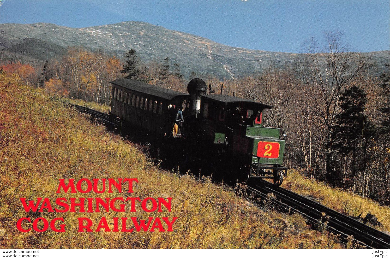 New Hampshire / Mount Washington Cog Railway Cpm - Trains