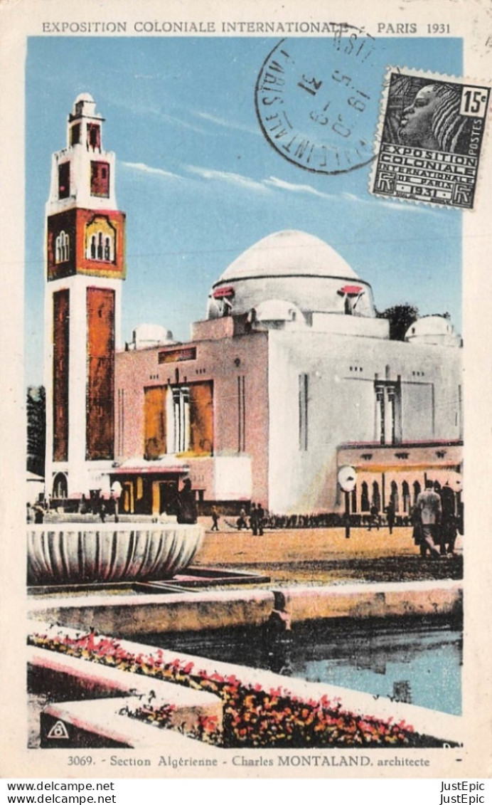 Exposition Coloniale Internationale - Paris 1931 - Section Algérienne - Charles Montaland, Architecte CPA - Expositions