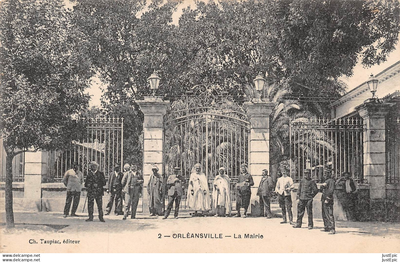 Algérie / Orléansville / Chlef / El-Asnam - La Mairie - Éditeur Ch. Taupiac - Année 1908 - Timbre Semeuse 10c Rouge CPA - Chlef (Orléansville)
