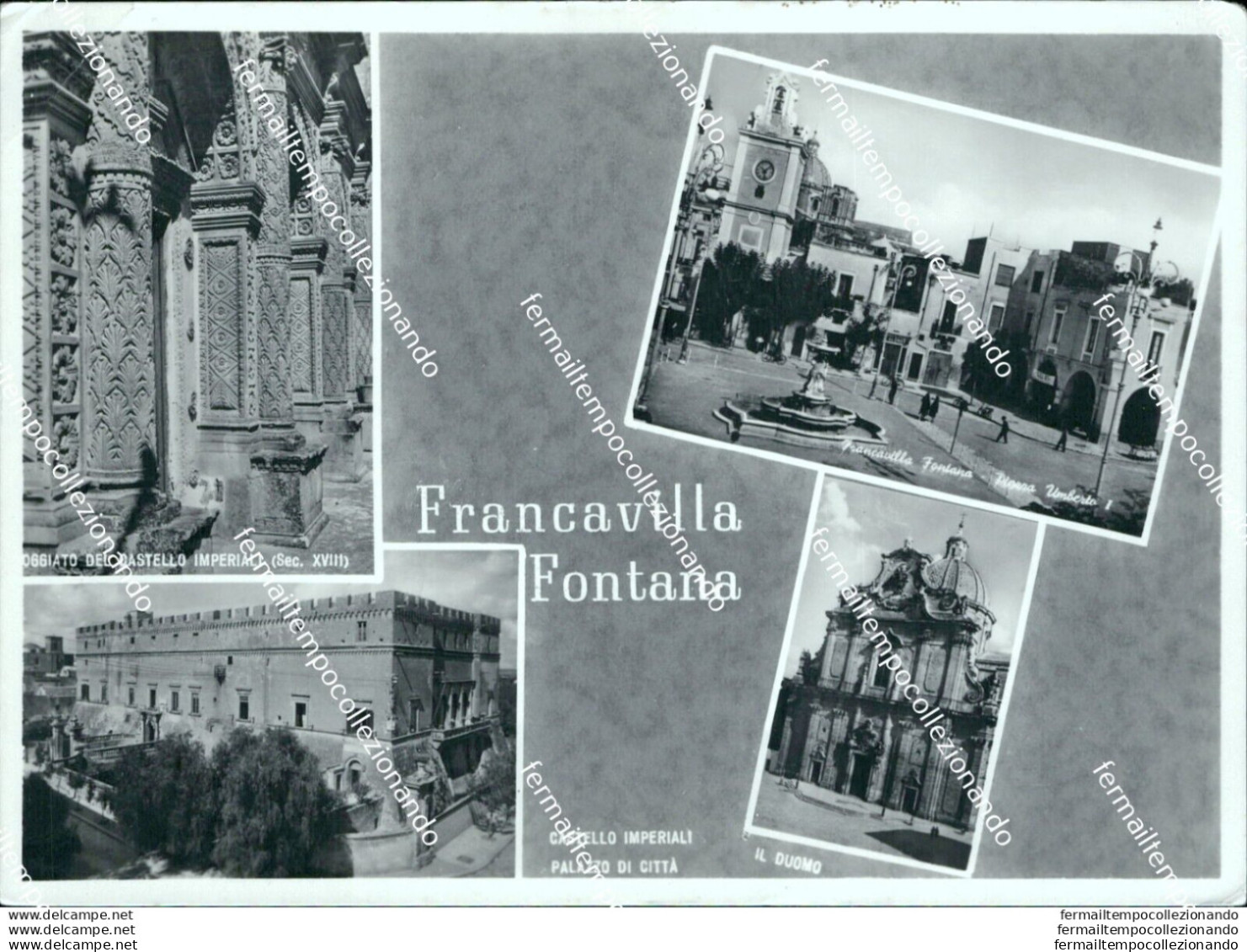 U664 Cartolina Francavilla Fontana Provincia Di Brindisi - Taranto