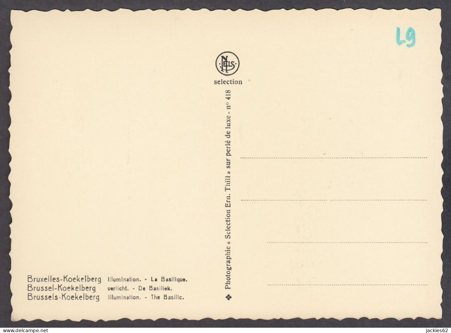 118892/ KOEKELBERG, Illumination, Basilique Nationale Du Sacré-Coeur - Koekelberg