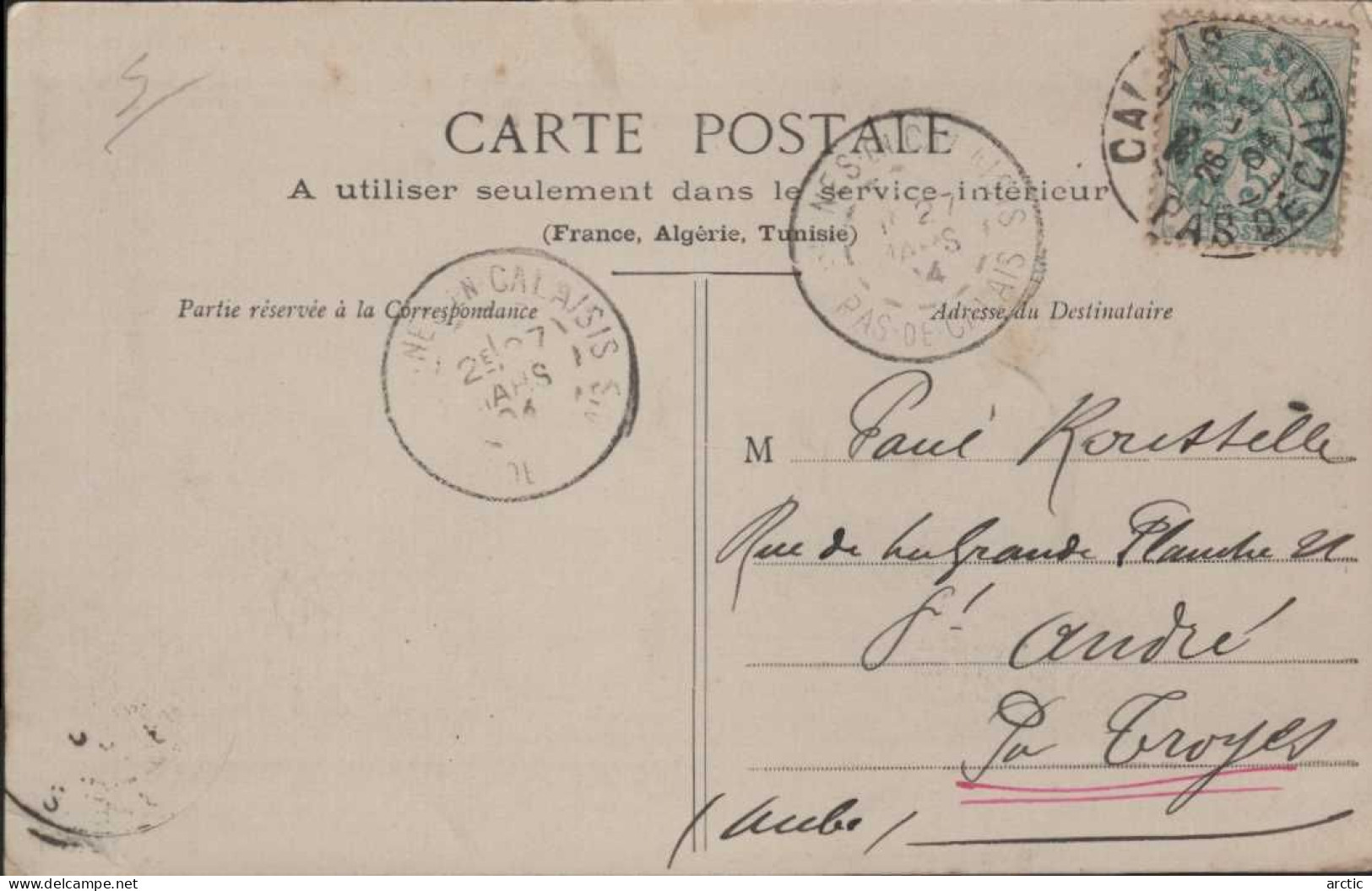 "Le GUICHEN" Cuirassé Vue Prise Le 9 Juillet 1903 (à Son Bord Le Président De La République ) Entrant Le Port De Calais - Warships