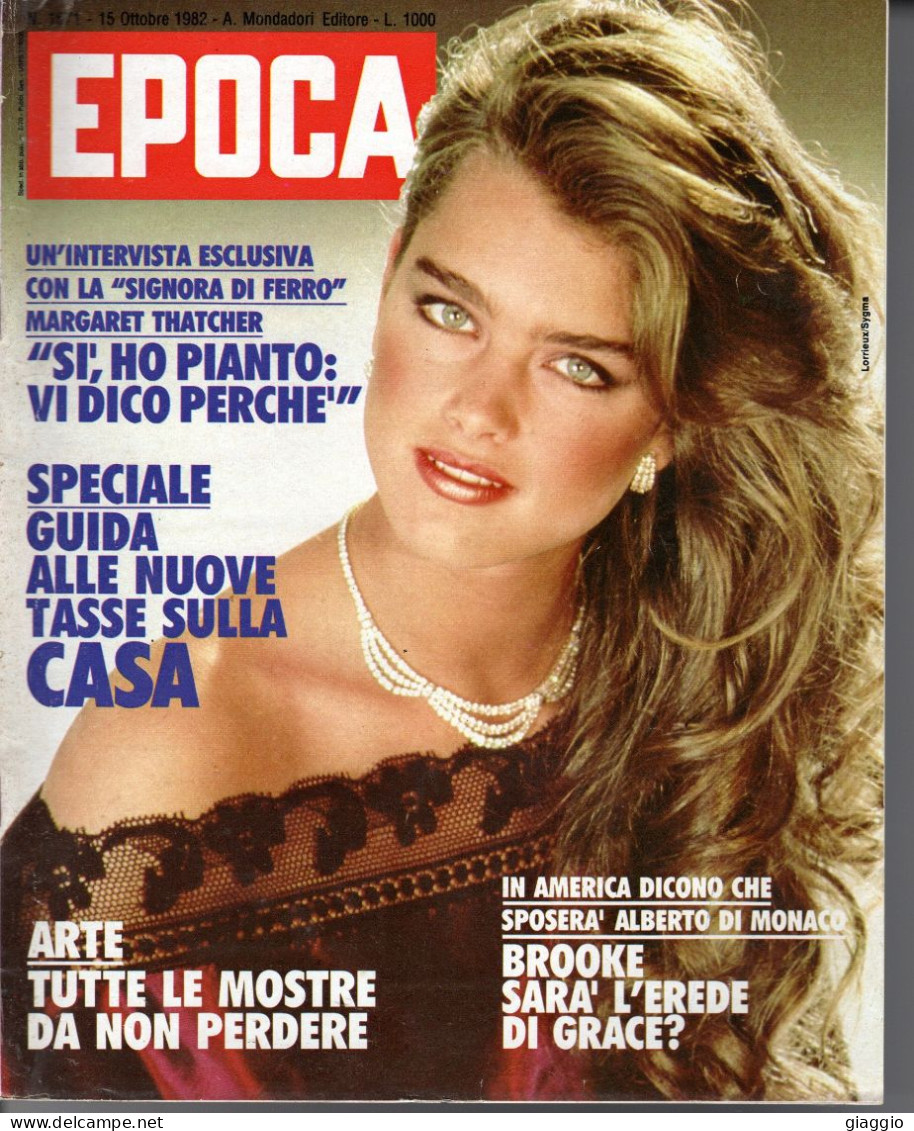 °°° RIVISTA EPOCA N° 1671 DEL 15 OTTOBRE 1982 °°° - Sonstige & Ohne Zuordnung