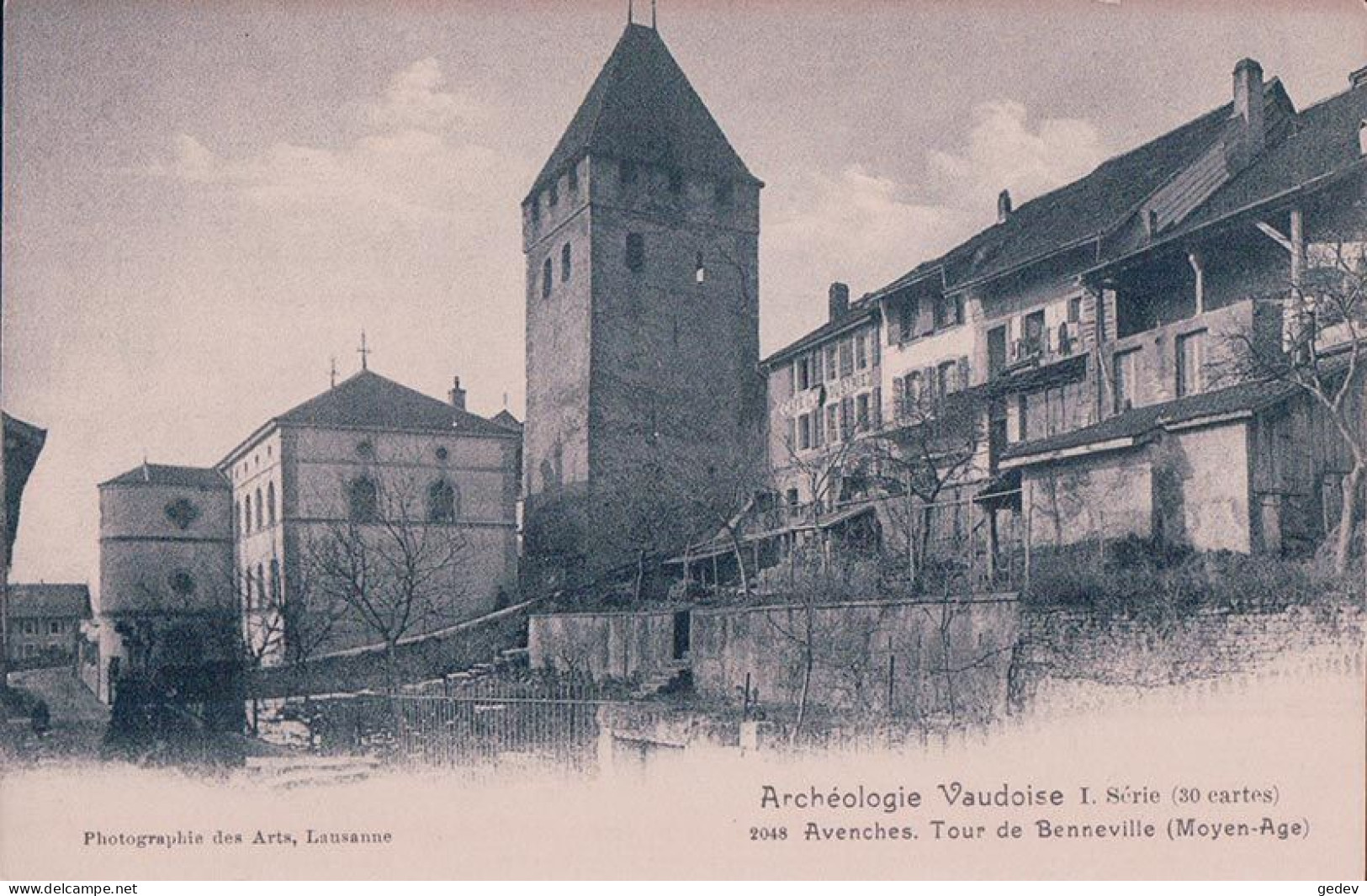 Archéologie Vaudoise, Avenches, Tour De Benneville (2048) - Avenches