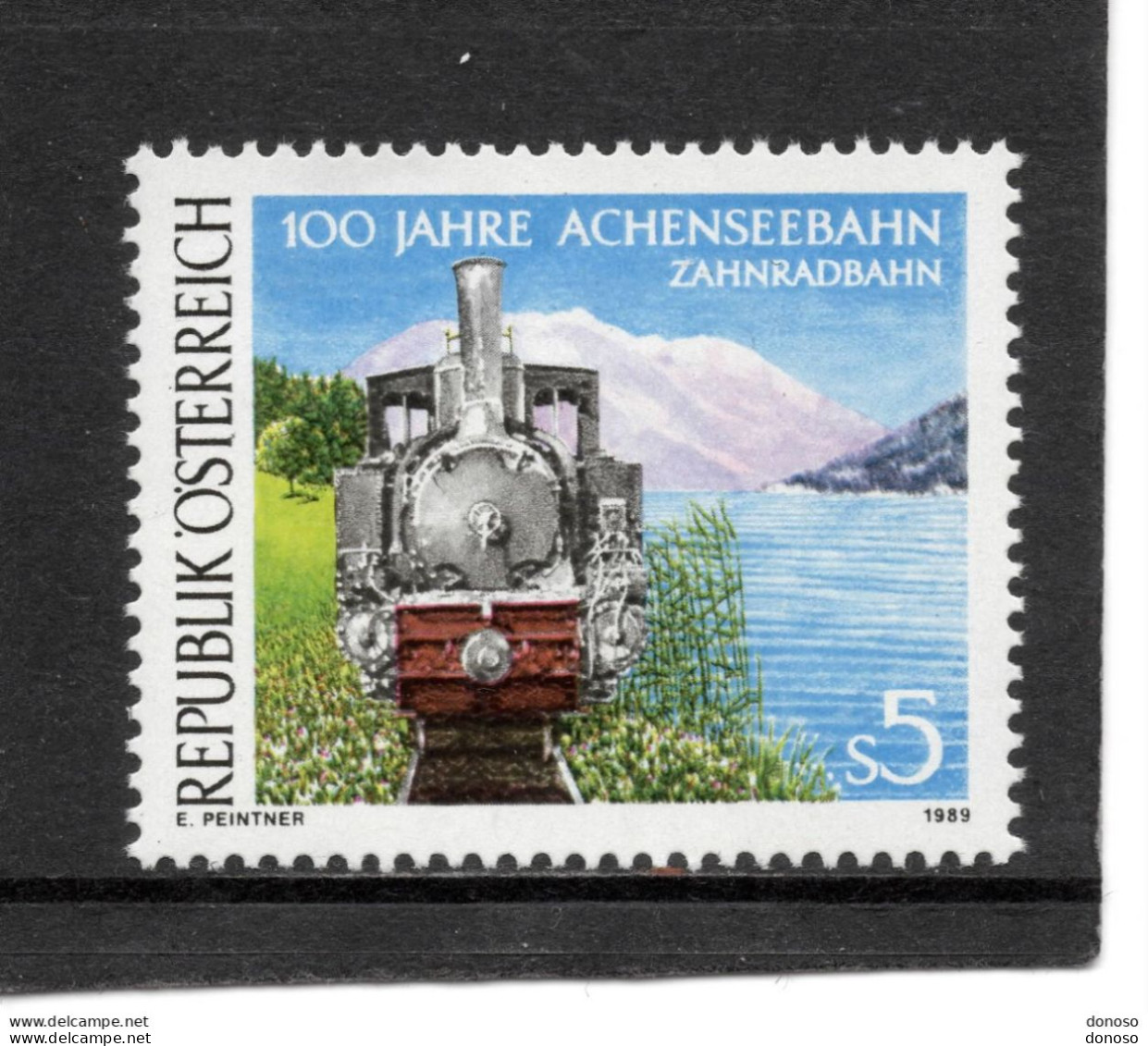 AUTRICHE 1989 Train, Chemin De Fer à Crémaillère Yvert  1791, Michel 1962 NEUF** MNH - Unused Stamps