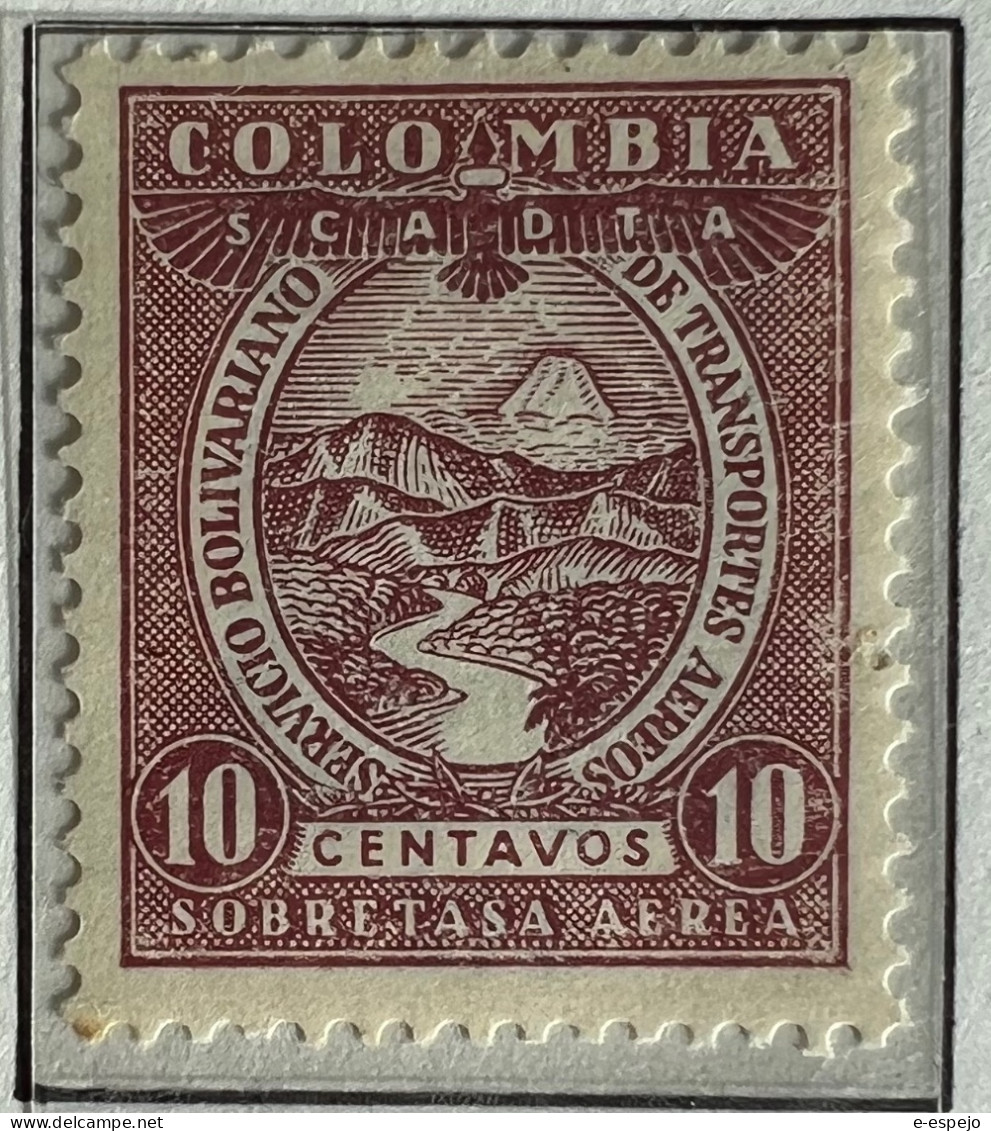 Kolumbien 1929: Start Of Flight Service With Neighboring Countries Mi:CO-SCADTA 47-54 - Colombie