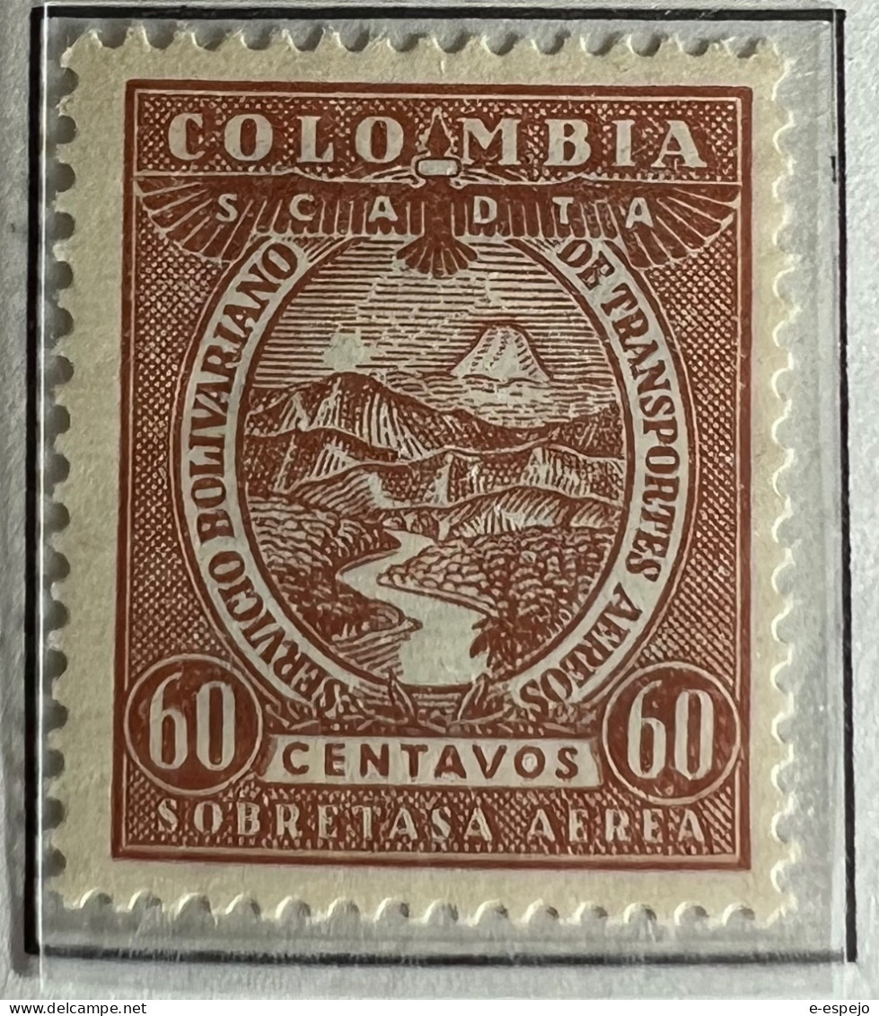 Kolumbien 1929: Start of flight service with neighboring countries Mi:CO-SCADTA 47-54
