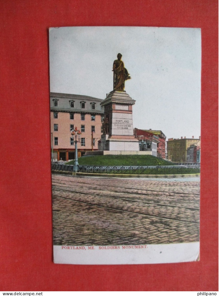 Soldiers Monument.   Portland - Maine > Portland      Ref 6411 - Portland