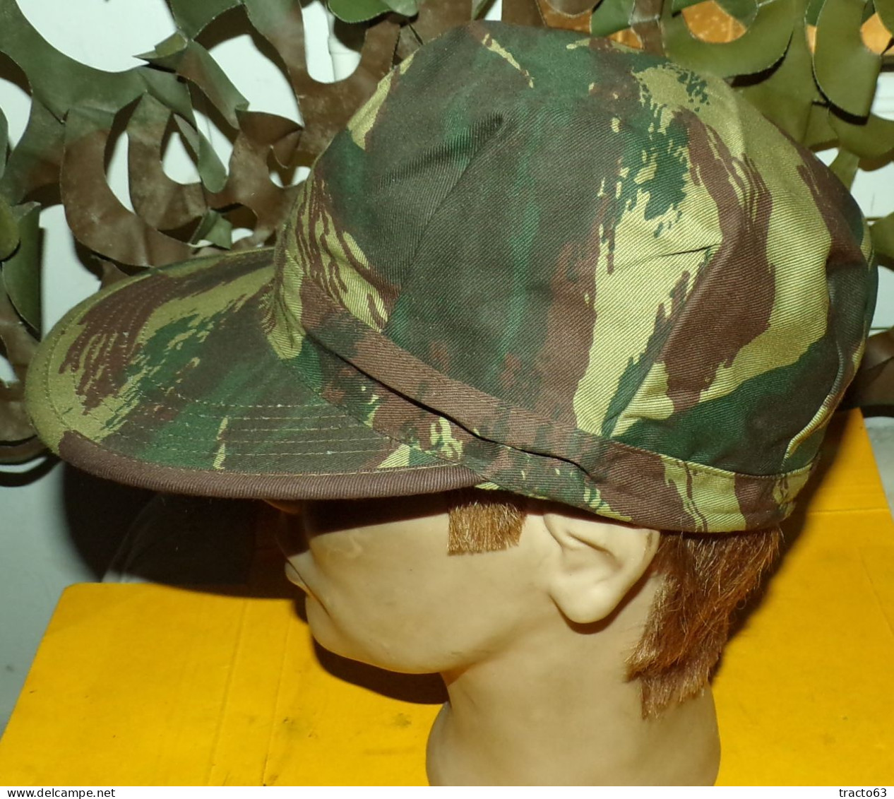 ARMEE AMERICAINE U.S : CASQUETTE CAMOUFLEE DE TYPE U.S.  , TAILLE 7 Soit TAILLE 56 EN FRANCE , BON ETAT VOIR PHOTOS . PO - Headpieces, Headdresses