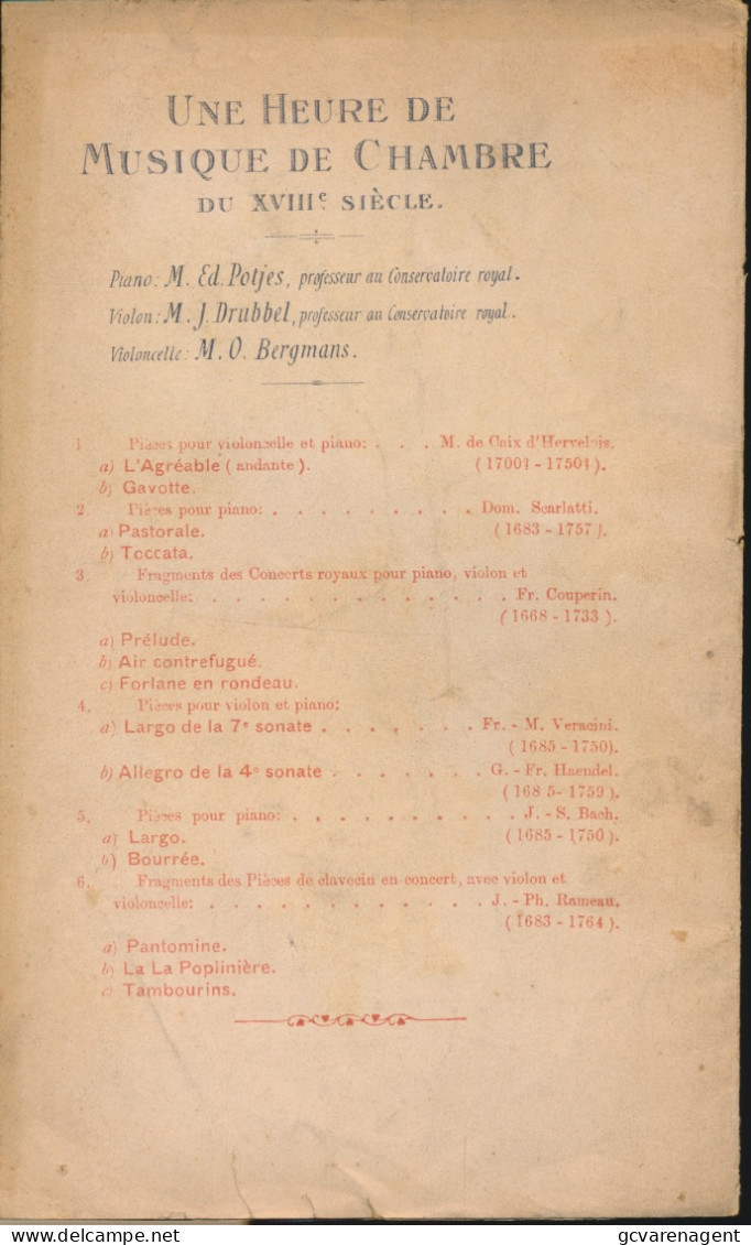 MENU ( HEINS ) SOCIETE D'HISTOIRE & D'ARCHEOLOGIE DE GAND ,BANQUET DU 1r MARS 1905  240 X 150 CM   FARDE - Menükarten