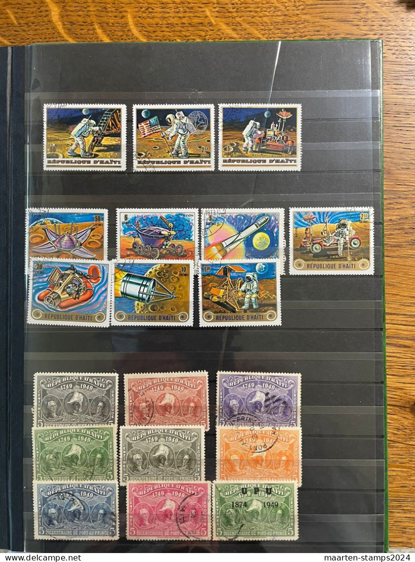 Collection Haiti o/**, classic to modern, approx 600 stamps, desired revenue 25