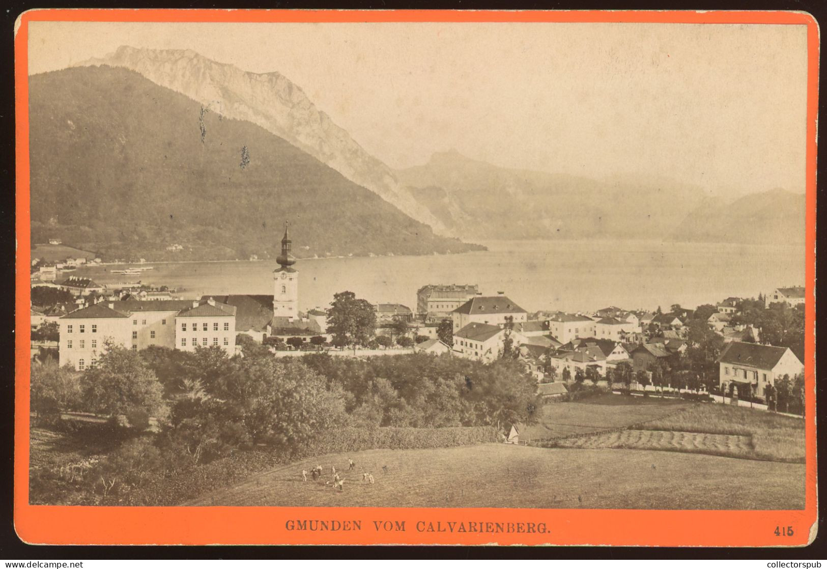 AUSTRIA GMUNDEN  OLD PHOTO 1890. 16*11cm - Anciennes (Av. 1900)