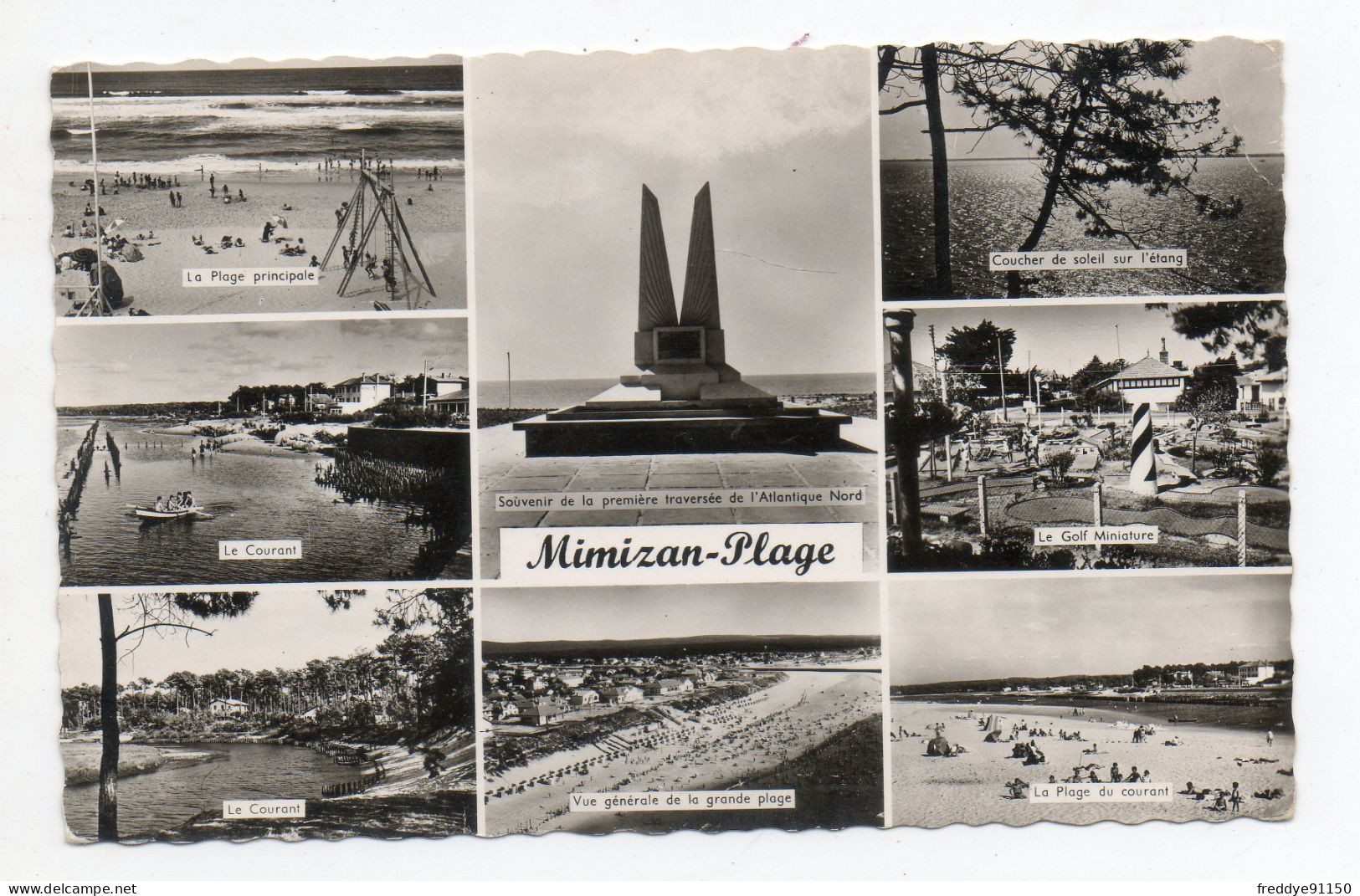 40 . MIMIZAN PLAGE . MULTI VUES . 1961 - Mimizan
