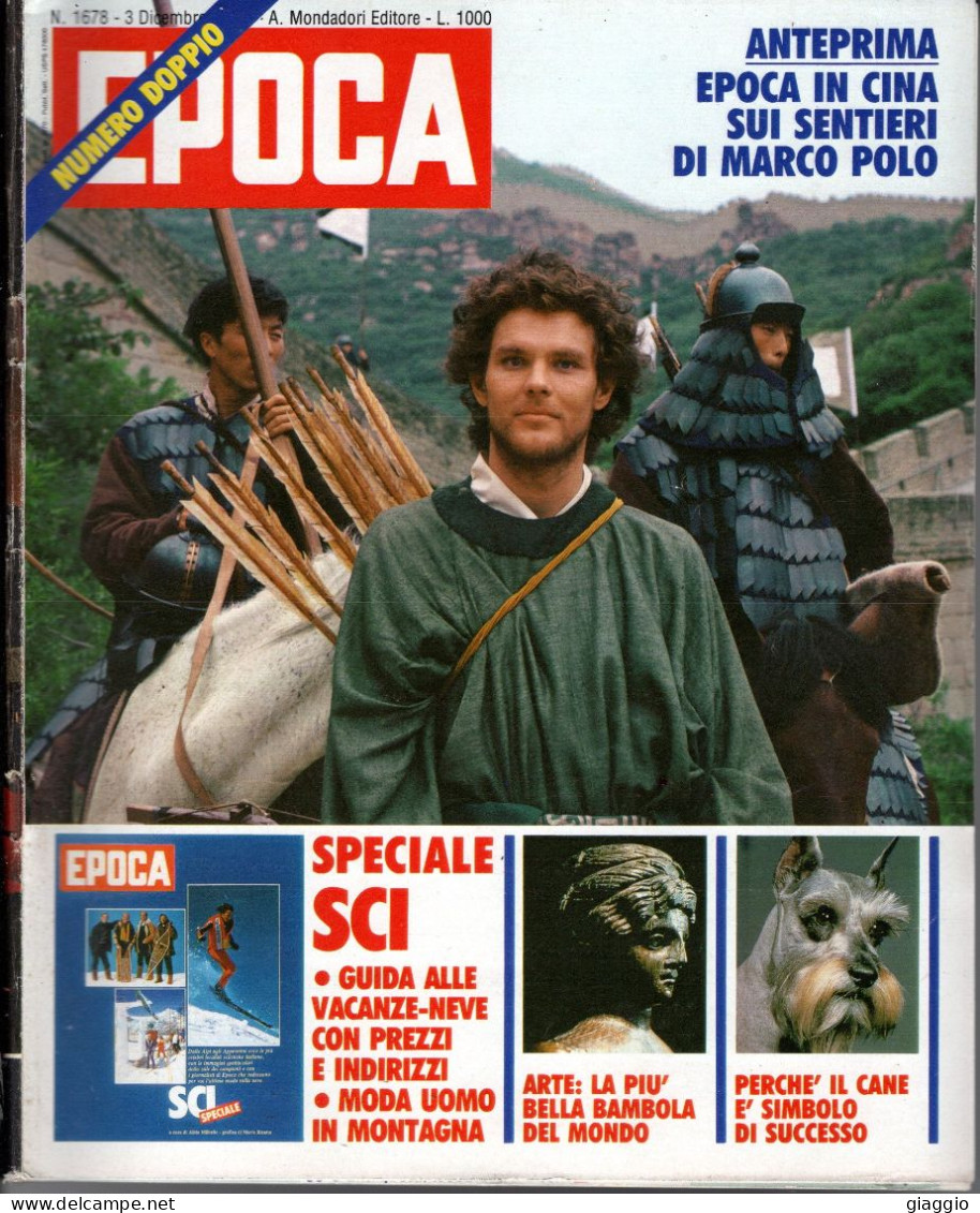 °°° RIVISTA EPOCA N° 1678 DEL 3 DICEMBRE 1982 °°° - Sonstige & Ohne Zuordnung