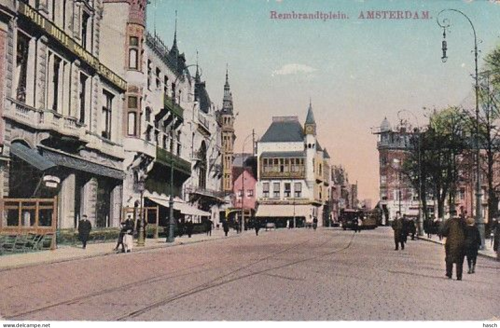 1838	47	Amsterdam, Rembrandtsplein (zie Achterkant) - Amsterdam