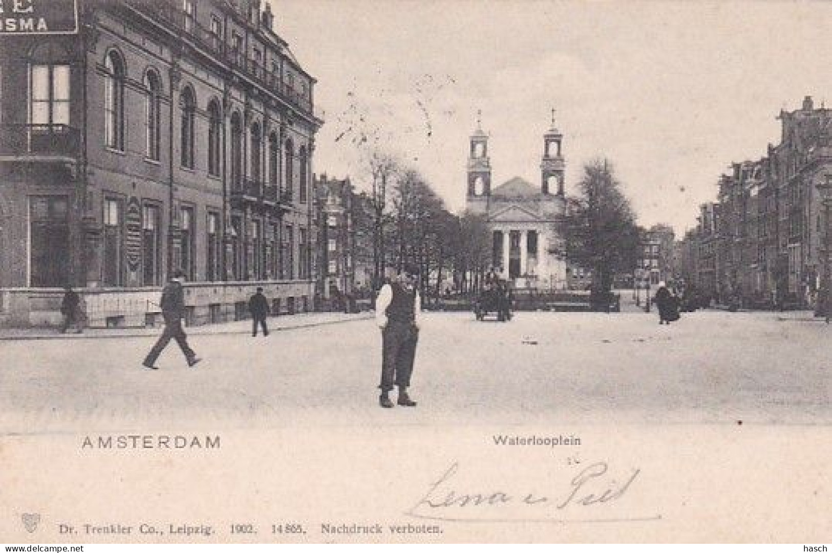 1838	3	Amsterdam, Waterlooplein (poststempel 1903) - Amsterdam