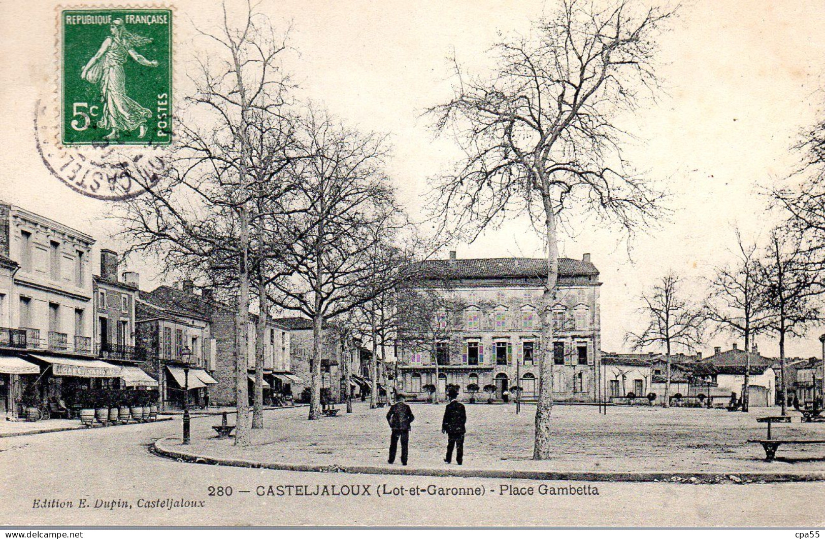 CASTELJALOUX  -  Place Gambetta  -  Animation  -  N° 280 - Casteljaloux