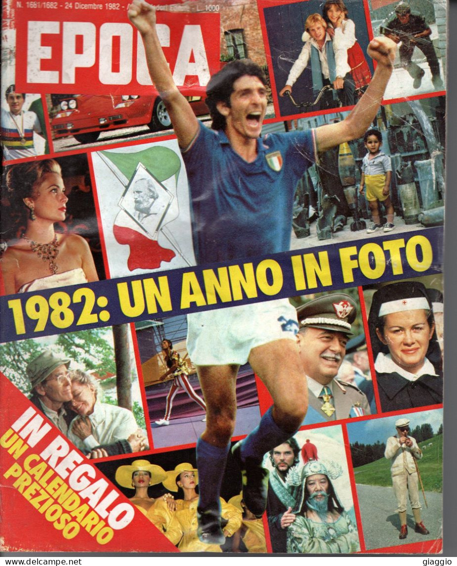 °°° RIVISTA EPOCA N° 1681/82 DEL 24 DICEMBRE 1982 °°° - Andere & Zonder Classificatie