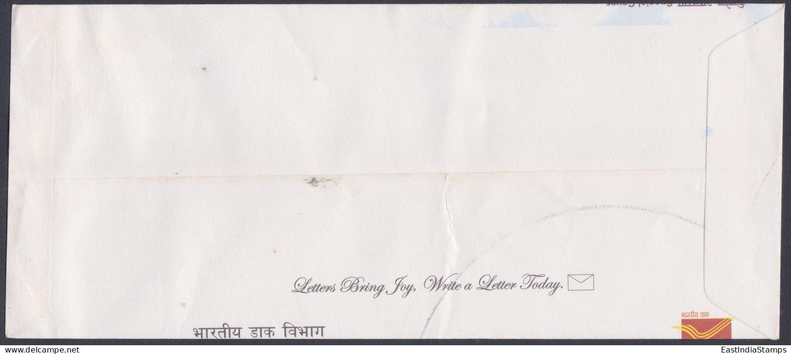 Inde India 2011 Special Cover Floating Post Office, Dal Lake, Srinagar, Postal Service, Pictorial Postmark - Lettres & Documents