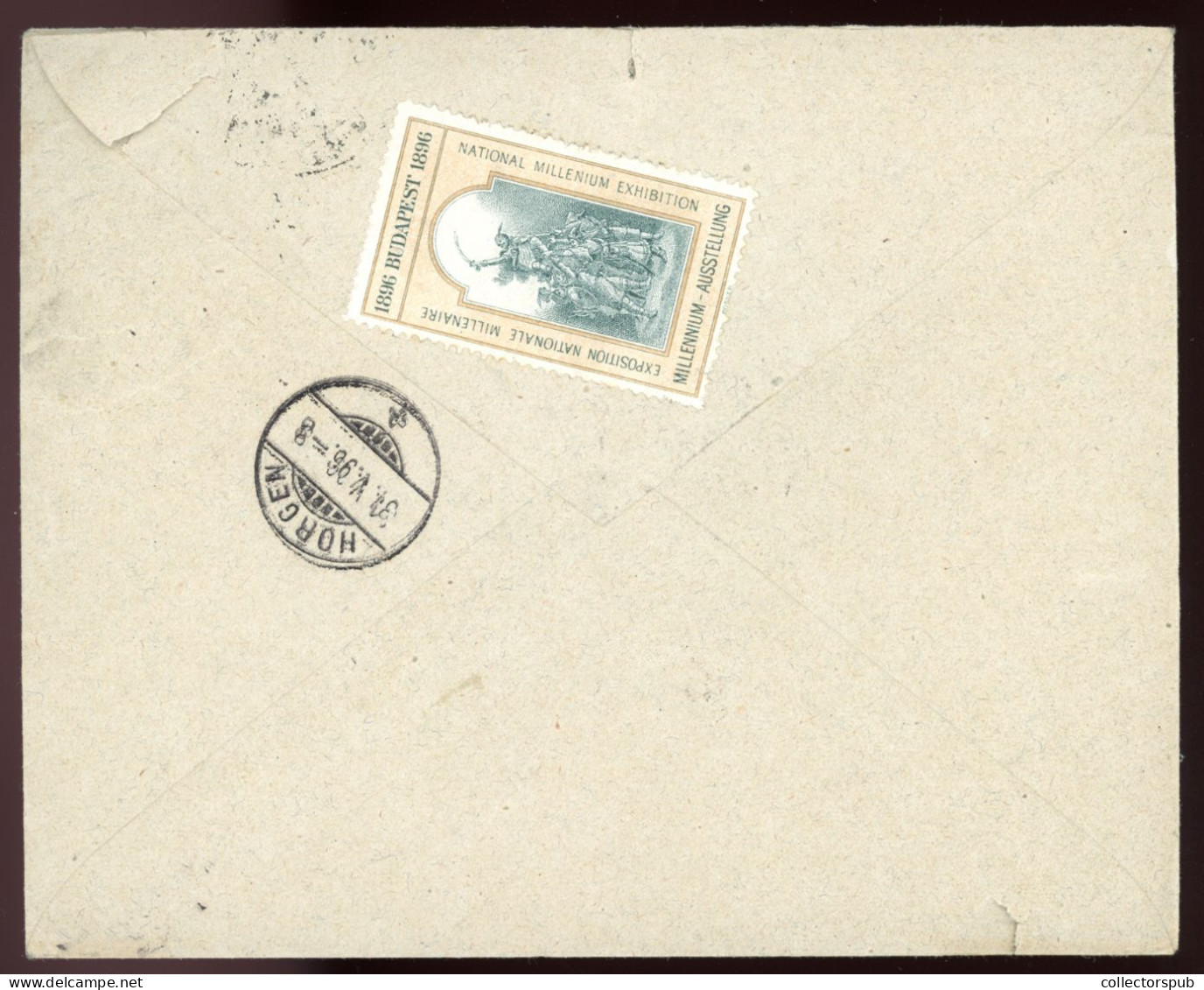 HUNGARY BARCSTELEP 1896. Nice Cover To Switzerland With Millennium Label - Lettres & Documents