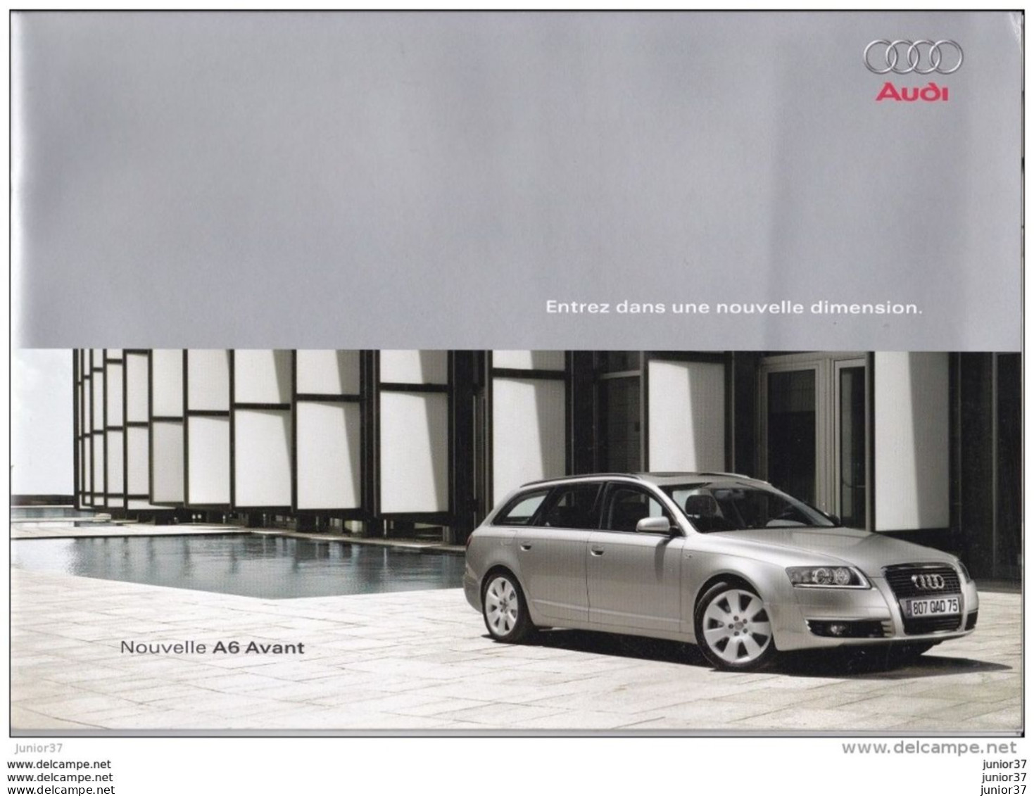 Dépliant Audi A6 Avant, 2005 - Werbung