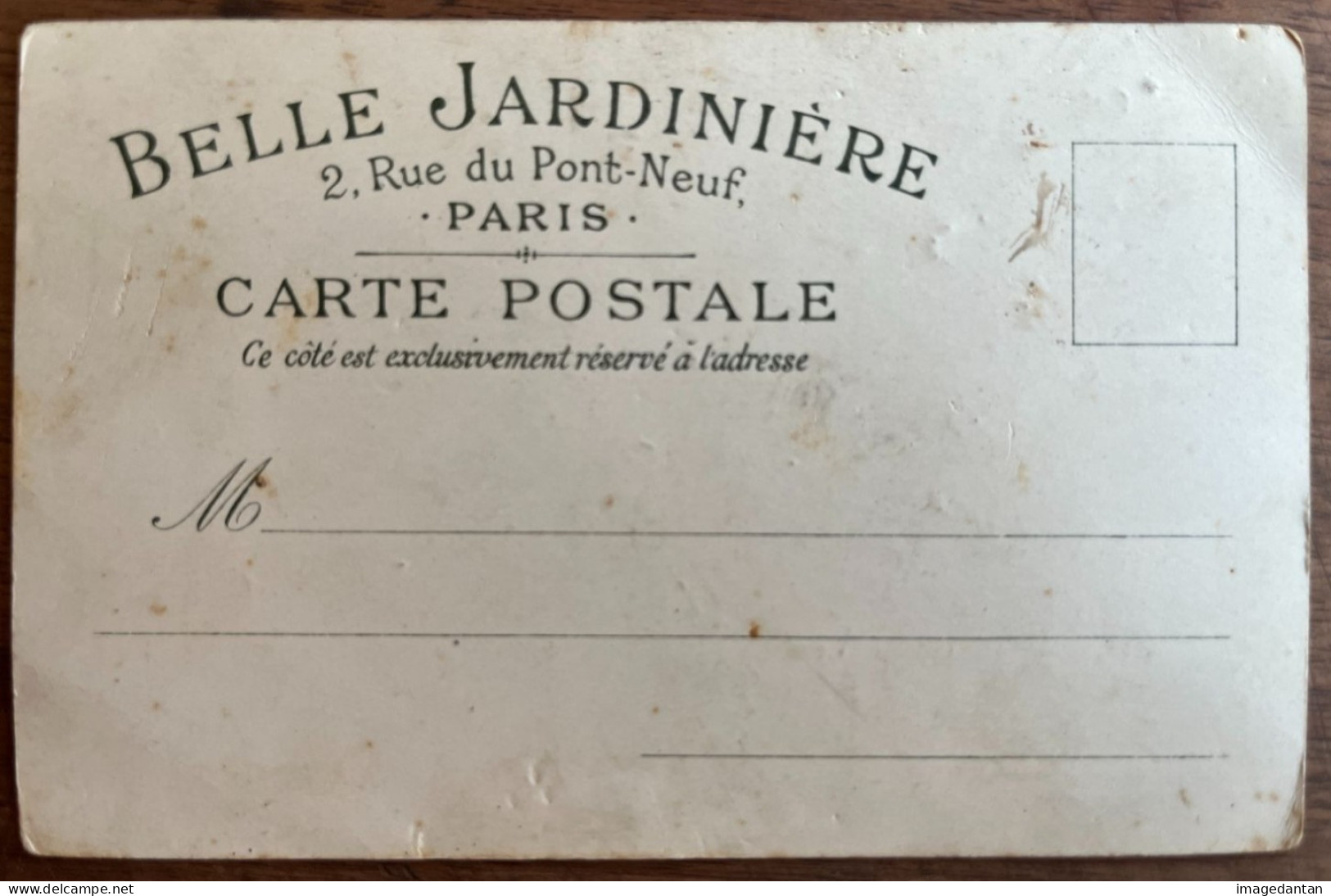Souvenir De La Belle Jardinière - Style MUCHA - 2, Rue Du Pont-Neuf PARIS - La Glycine - 1900-1949