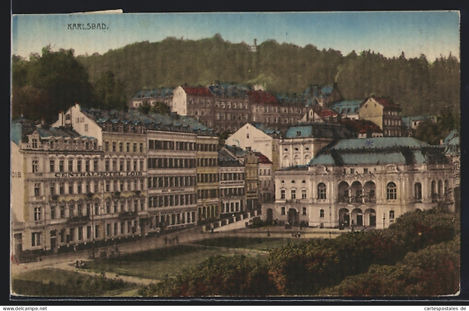 AK Karlsbad, Centralhotel Loib Und Hotel Hopfenstock  - Tchéquie