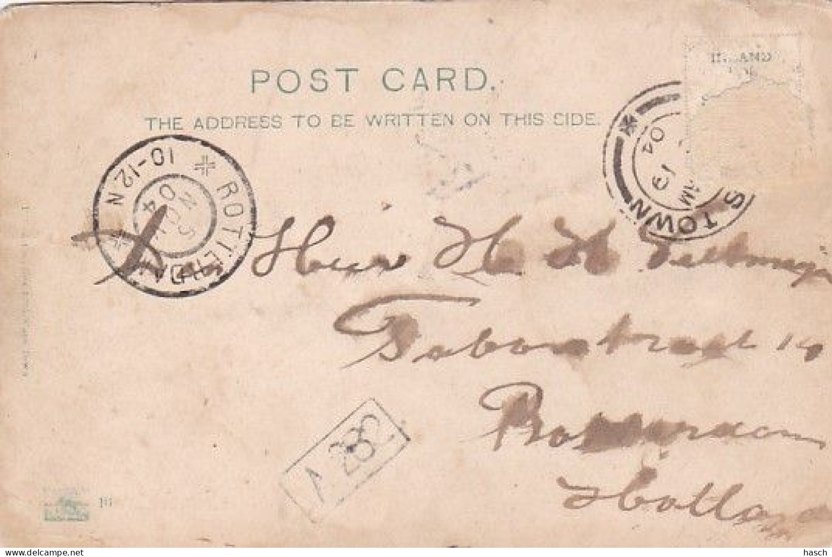 1830	55	Simonstown, Beach (postmark 1904) (little Crease Corners) - Südafrika