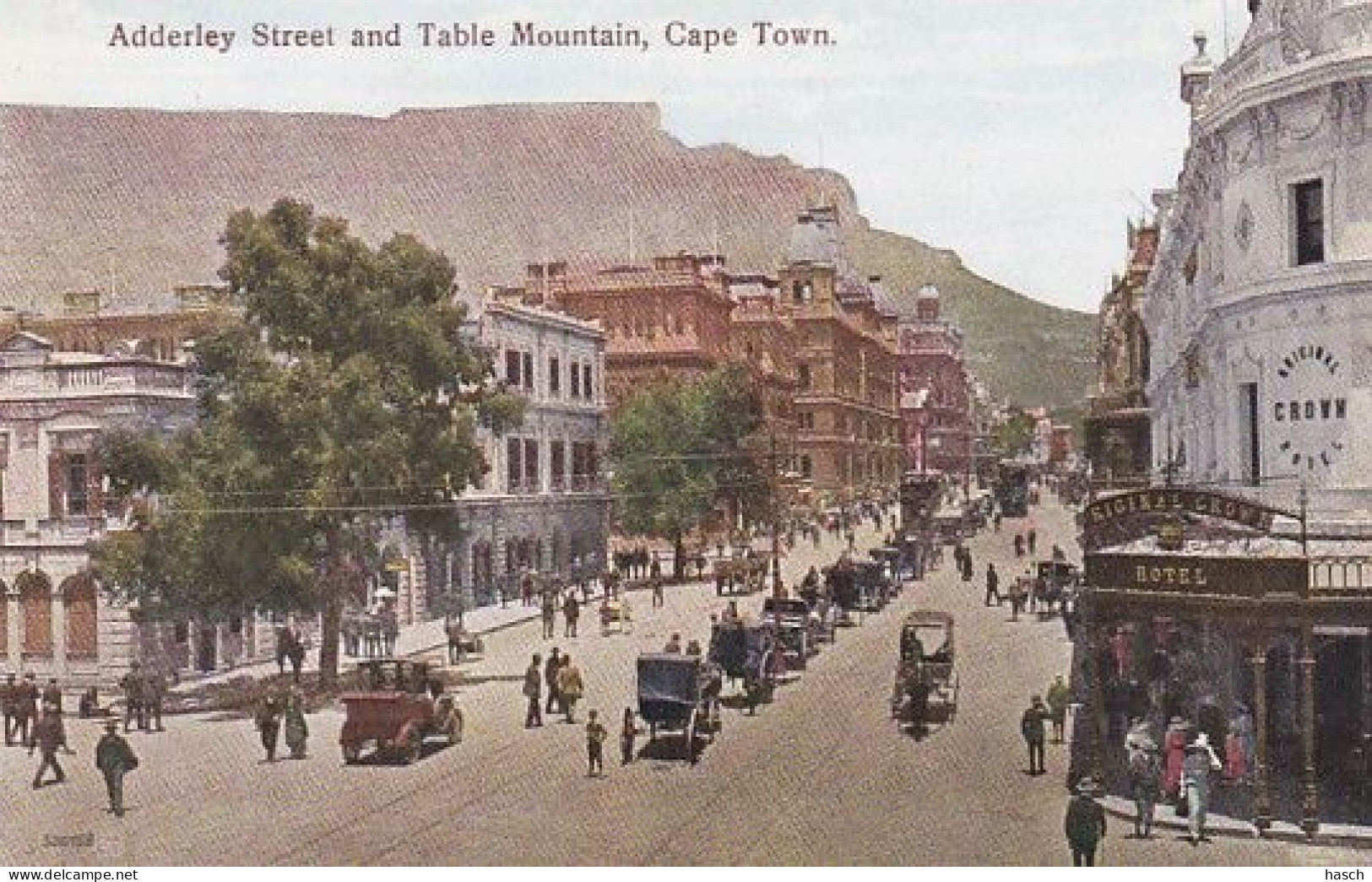 1830	28	Cape Town, Adderley Street And Table Mountain (see Backside)  - Afrique Du Sud