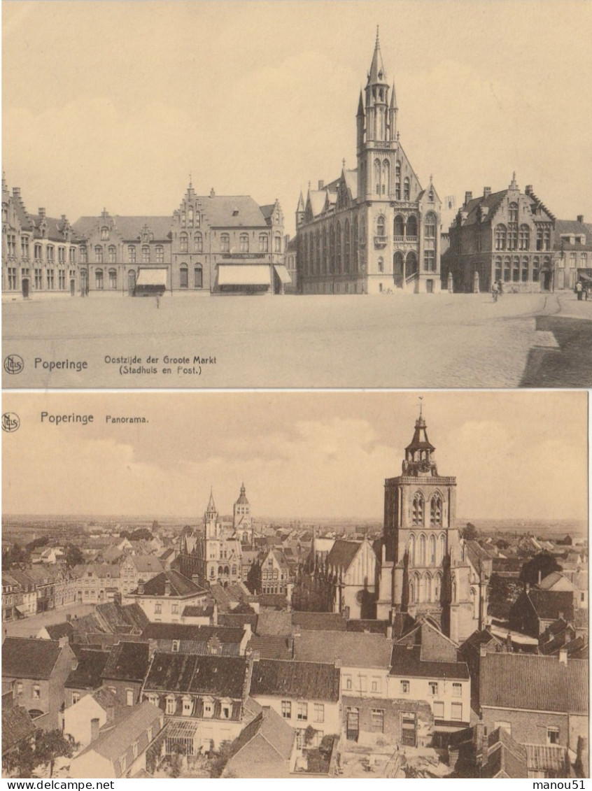 Belgique - POPERINGE - Lot De 4 CPA - Poperinge