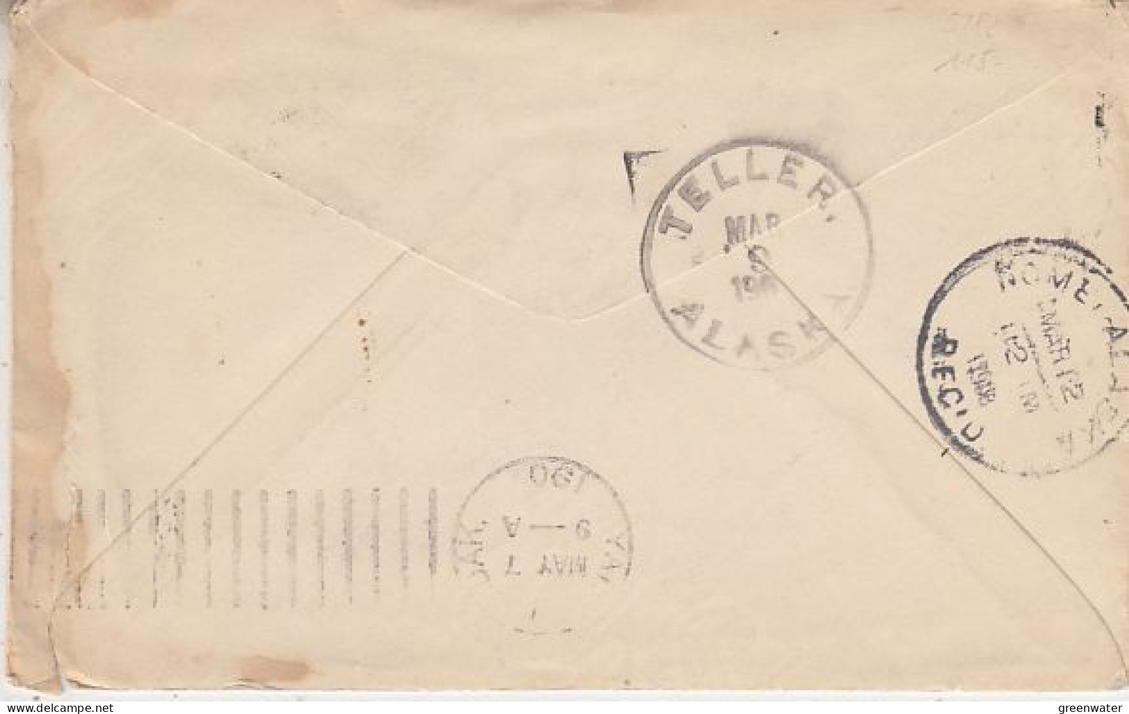 Alaska / Yukon 5 winter mail covers being transported in parts by Dog Sled (59862)