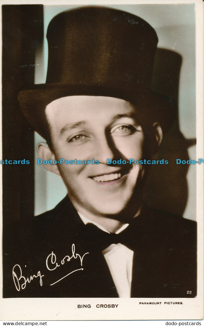 R001750 Bing Crosby. Paramount Pictures. RP - Monde