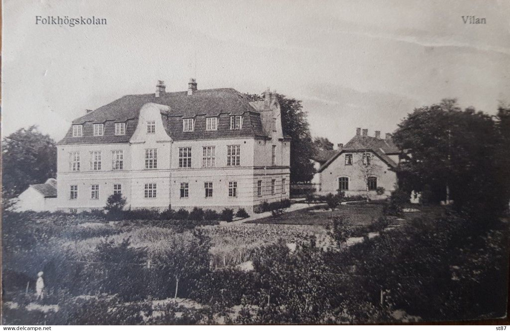 Sverige Folkhögskolan Vilan 1914 - Suède