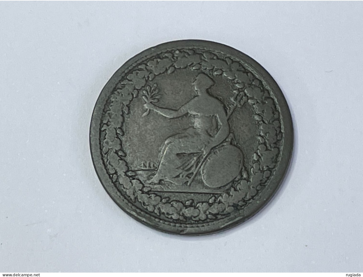 1813 Canada Provinces Eagle Britannia 1/2 Half Penny, VG Very Good - Canada