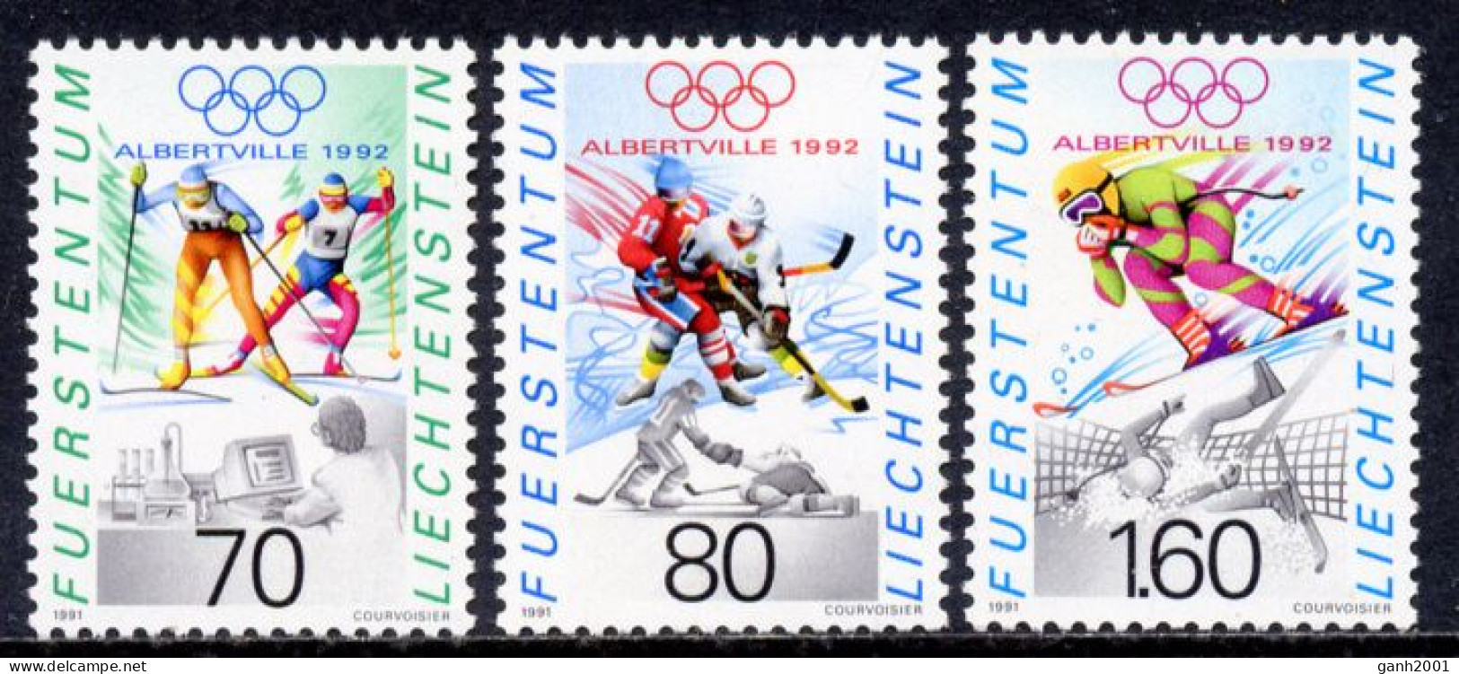 Liechtenstein 1992 / Winter Olympic Games Albertville MNH Juegos Olímpicos Invierno Olympische Spiele / 1650  22-46 - Winter 1992: Albertville