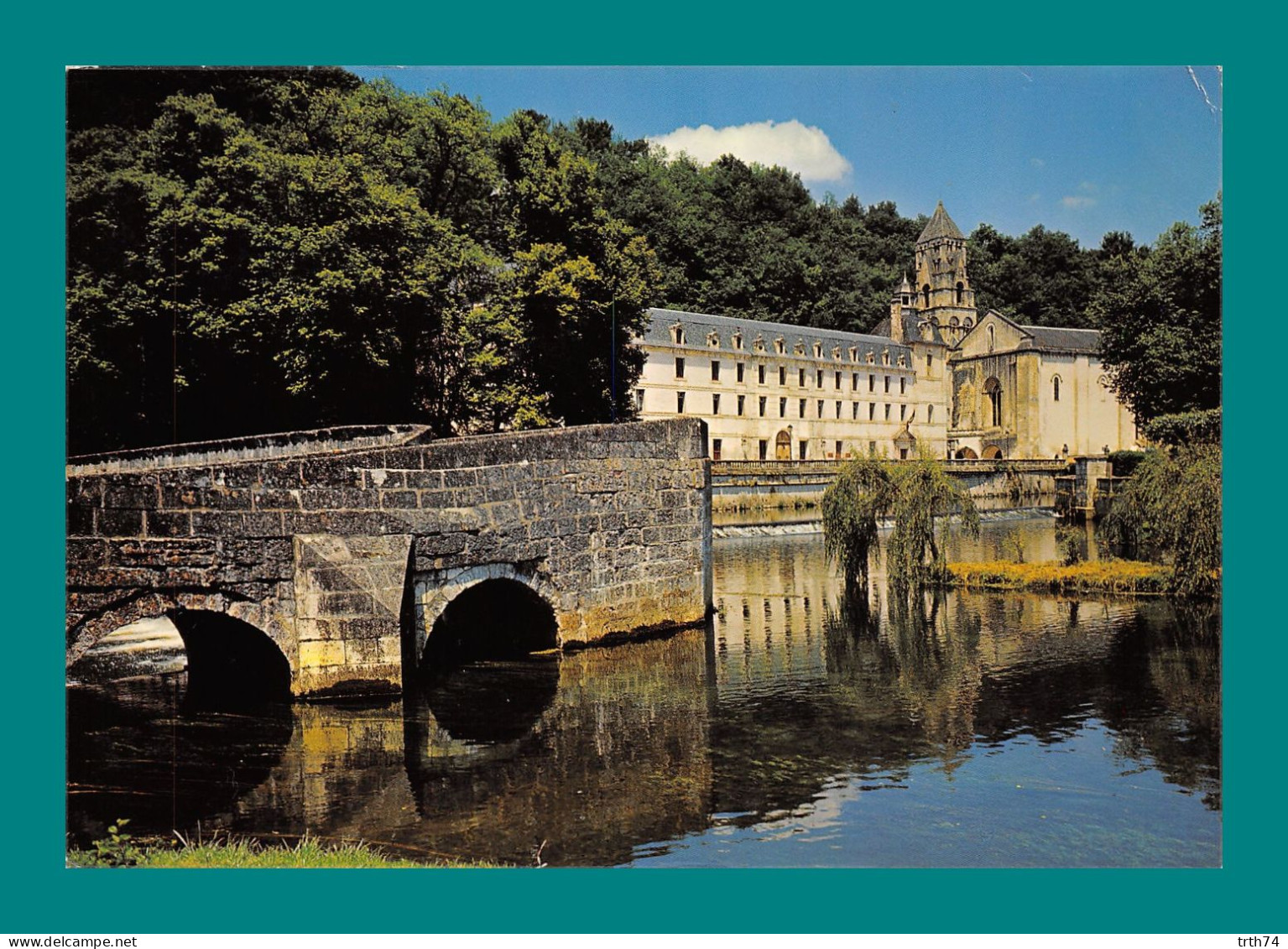 24 Brantome La Dronne Au Pont Coudé - Brantome