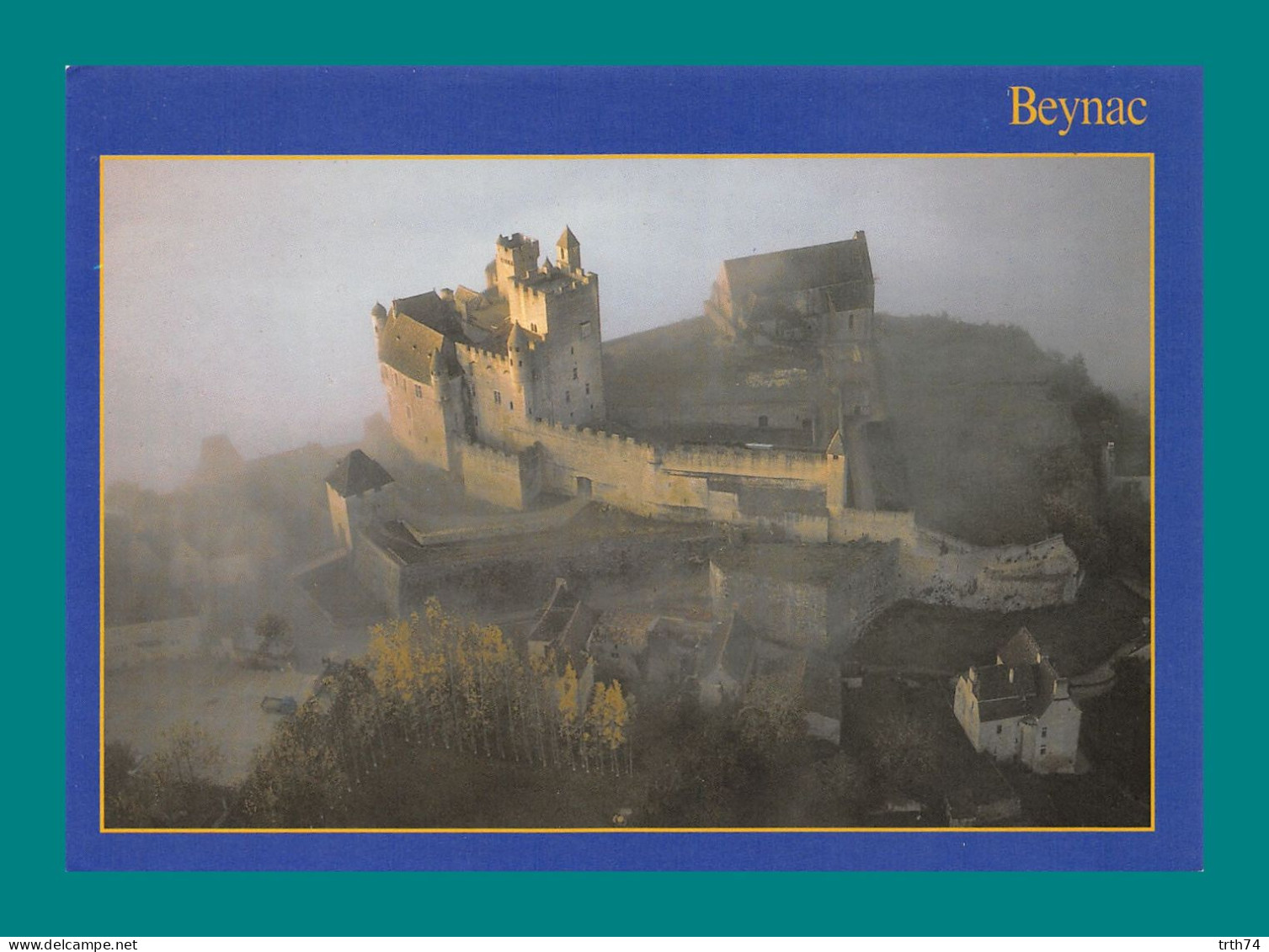24 Beynac Château Dans La Brume - Autres & Non Classés