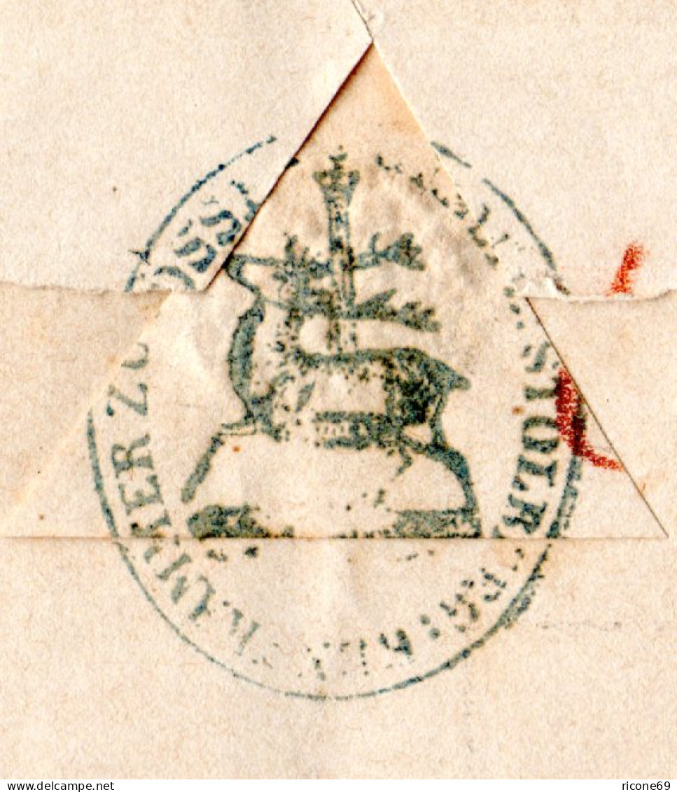 NDP 1869, Nachverwendeter Preussen-K2 ROSSLA Auf Brief M. 1 NGr. - Lettres & Documents