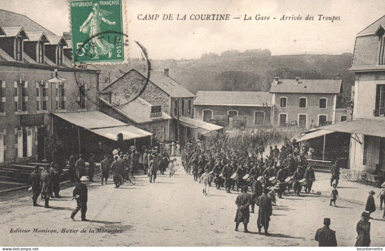 CAMP DE LA COURTINE La Gare Arrivée Des Troupes - La Courtine