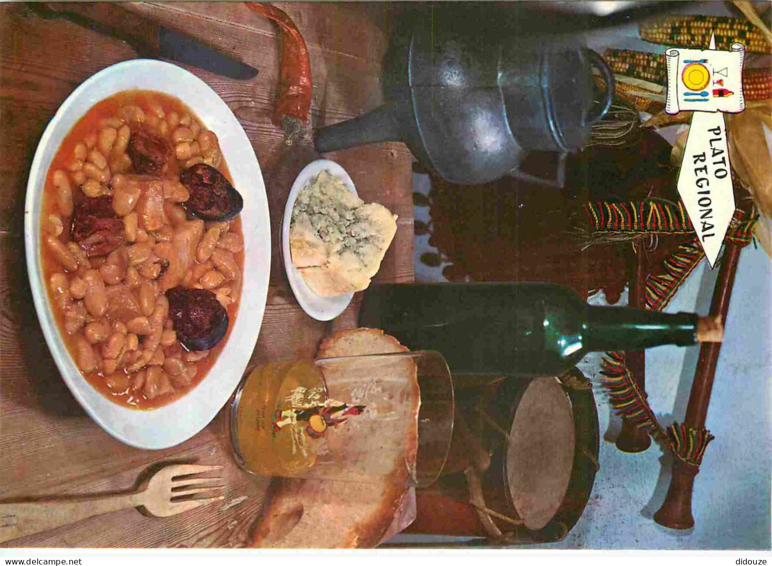 Recettes De Cuisine - Fabada Asturiana - Gastronomie - CPM - Voir Scans Recto-Verso - Recettes (cuisine)