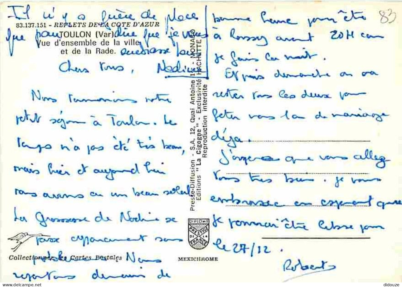83 - Toulon - Le Téléférique Du Mont Faron - Vue D'ensemble Sur La Ville Et La Rade - CPM - Voir Scans Recto-Verso - Toulon