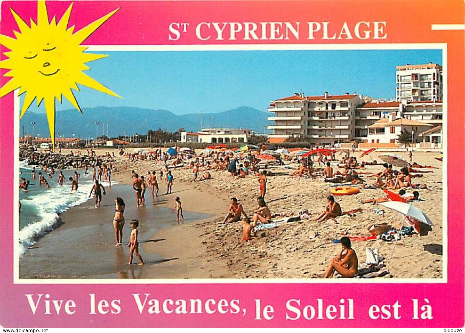 66 - Saint Cyprien - La Plage - Scènes De Plage - Femmes En Maillot De Bain - CPM - Voir Scans Recto-Verso - Saint Cyprien