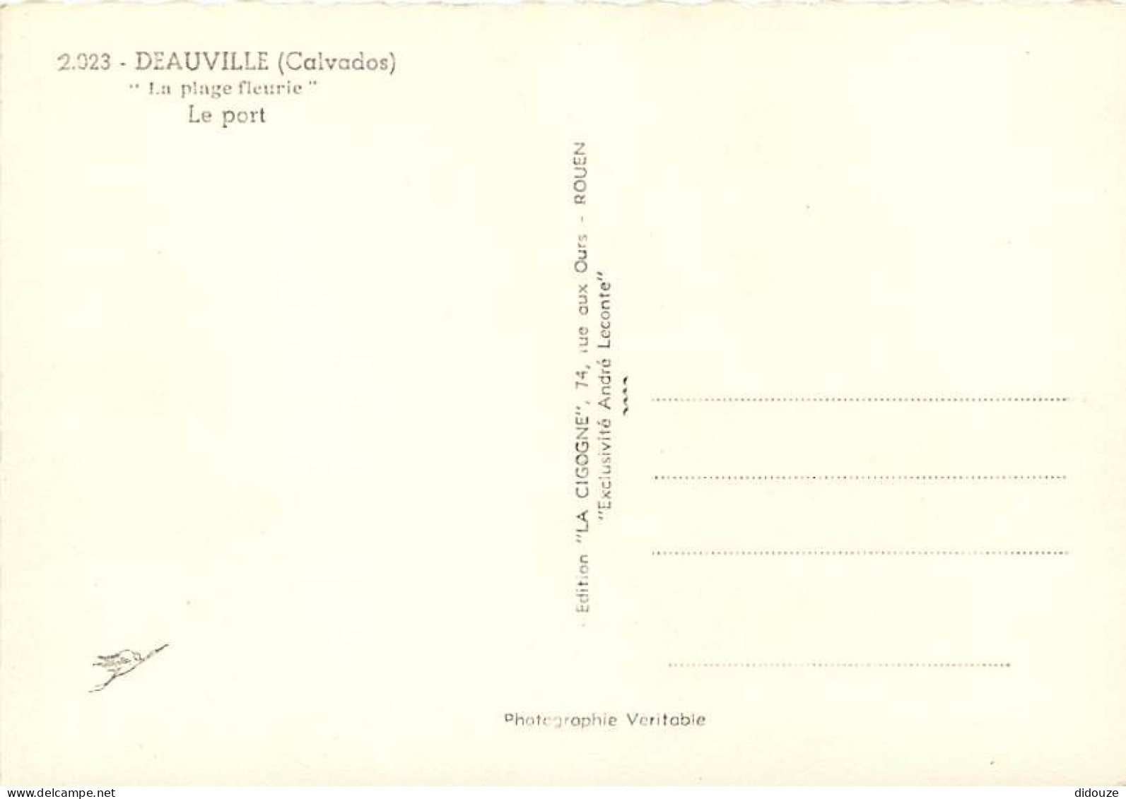 14 - Deauville - Le Port - Bateaux - Edition La Cigogne - Carte Neuve - CPM - Voir Scans Recto-Verso - Deauville