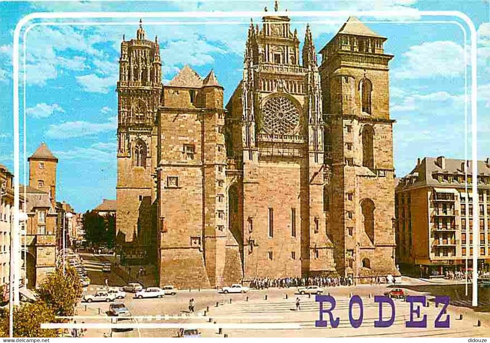 12 - Rodez - La Cathédrale Notre-Dame - Automobiles - Carte Neuve - CPM - Voir Scans Recto-Verso - Rodez